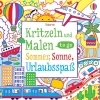 Buchcover und Innenansicht für das Buch: Kritzeln und Malen to go