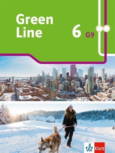 Buchcover und Innenansicht für das Buch: Green Line 6 G9. Schulbuch (flexibler Einband) Klasse 10