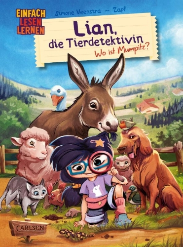 Buchcover und Innenansicht für das Buch: Lian, die Tierdetektivin 1: Wo ist Mumpitz?