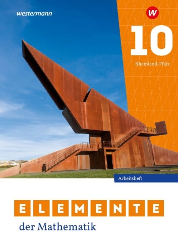 Buchcover und Innenansicht für das Buch: Elemente der Mathematik SI 10. Arbeitsheft mit Lösungen. Für Rheinland-Pfalz