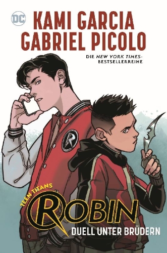 Buchcover und Innenansicht für das Buch: Teen Titans: Robin