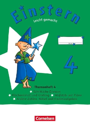 Buchcover und Innenansicht für das Buch: Einstern Mathematik 04 Leicht gemacht. Themenheft 4