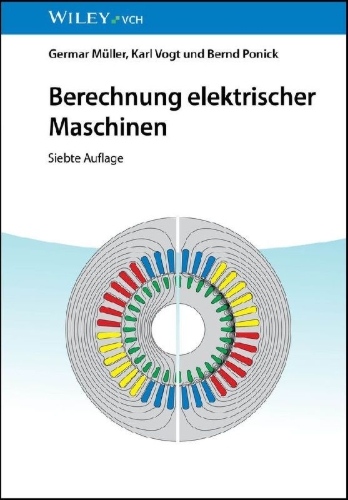 Buchcover und Innenansicht für das Buch: Berechnung elektrischer Maschinen