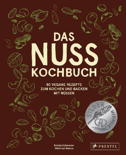 Buchcover und Innenansicht für das Buch: Das Nuss-Kochbuch