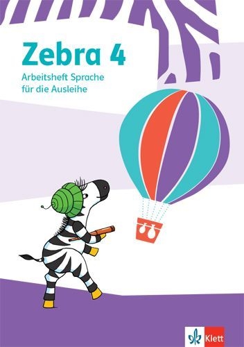 Buchcover und Innenansicht für das Buch: Zebra 4. Heft Sprache für die Ausleihe