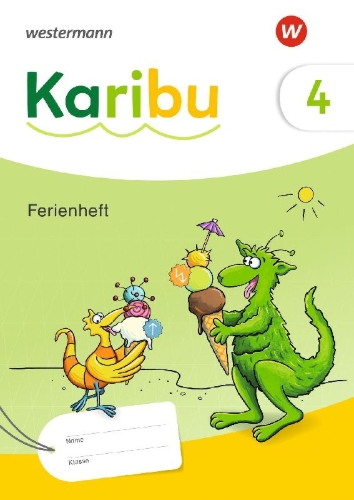 Buchcover und Innenansicht für das Buch: Karibu. Ferienheft 4
