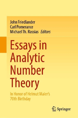 Buchcover und Innenansicht für das Buch: Essays in Analytic Number Theory