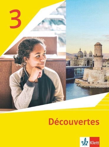 Buchcover und Innenansicht für das Buch: Découvertes 3. Ausgabe 1. oder 2. Fremdsprache. Schulbuch Hardcover 3. Lernjahr