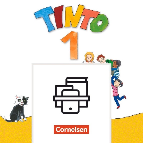Buchcover und Innenansicht für das Buch: Tinto 1 - 1. Schuljahr - Neubearbeitung 2018 - Basiskompetenzen Deutsch Erstlesen - Buchstabenkurs mit Schreib- und Lesekurs Druckschrift; Grundübungen