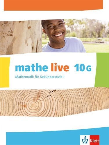 Buchcover und Innenansicht für das Buch: mathe live. Schülerbuch 10 (G-Kurs). Ausgabe N, W und S ab 2014