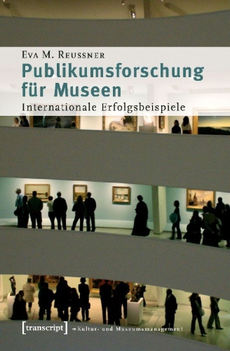 Buchcover und Innenansicht für das Buch: Publikumsforschung für Museen