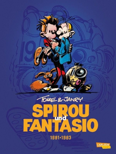 Buchcover und Innenansicht für das Buch: Spirou et Fantasio L'intégrale 1981-1983