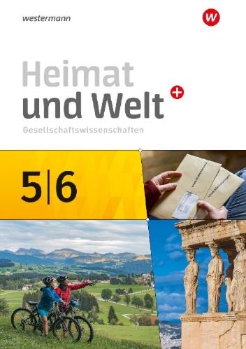 Buchcover und Innenansicht für das Buch: Heimat und Welt Plus 5 / 6. Schulbuch. Für Berlin und Brandenburg