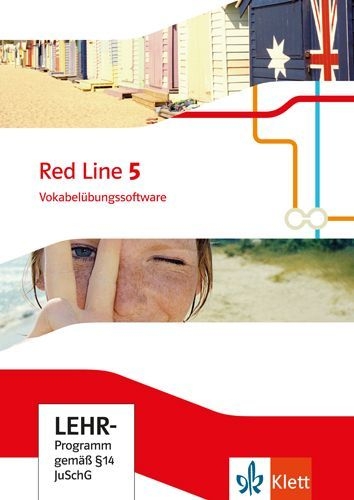 Buchcover und Innenansicht für das Buch: Red Line 5. Vokabelübungssoftware Klasse 9