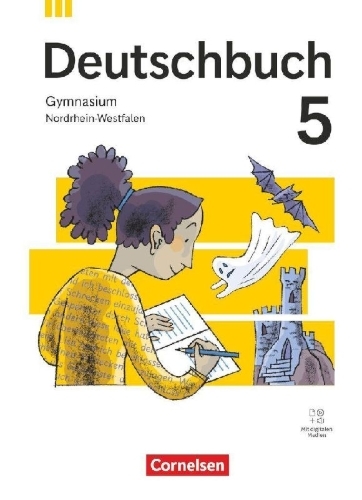 Buchcover und Innenansicht für das Buch: Deutschbuch Gymnasium 5. Schuljahr - Ausgabe Nordrhein-Westfalen 2026 - Schulbuch mit digitalen Medien