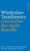 Buchcover und Innenansicht für das Buch: Geschichte der sechs Begriffe