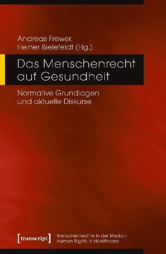 Buchcover und Innenansicht für das Buch: Das Menschenrecht auf Gesundheit