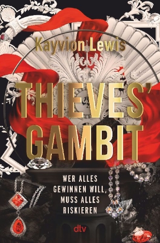 Buchcover und Innenansicht für das Buch: Thieves' Gambit