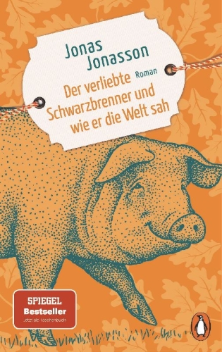 Buchcover und Innenansicht für das Buch: Algot, Anna Stina och det välsignade brännvinet