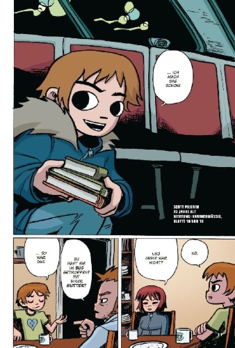 Buchcover und Innenansicht für das Buch: Scott Pilgrim Vol. 1: Pilgrim's Pecoius Litttle Life