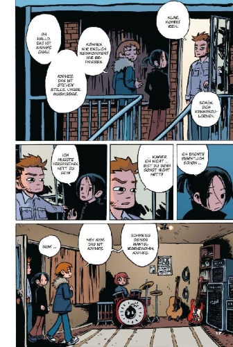 Buchcover und Innenansicht für das Buch: Scott Pilgrim Vol. 1: Pilgrim's Pecoius Litttle Life