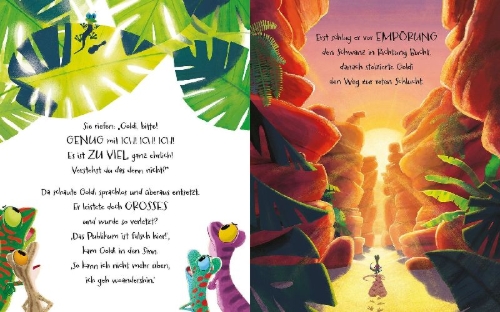 Buchcover und Innenansicht für das Buch: The Gecko and the Echo