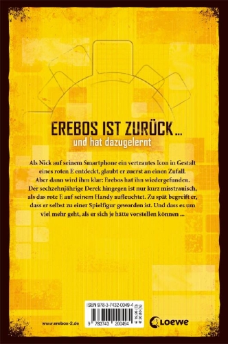 Buchcover und Innenansicht für das Buch: Erebos 2