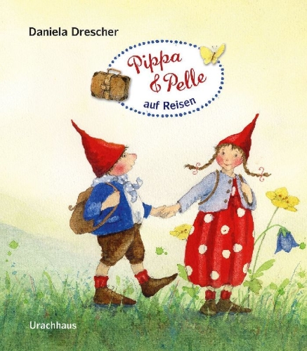 Buchcover und Innenansicht für das Buch: Pippa und Pelle auf Reisen
