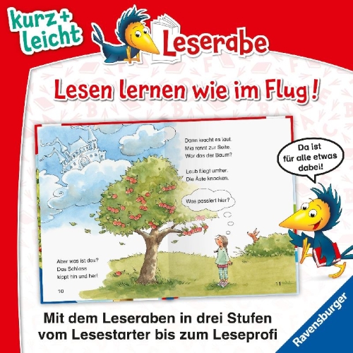 Buchcover und Innenansicht für das Buch: Leserabe 1. Lesestufe Kurz und leicht - Eine Prinzessin im Apfelbaum