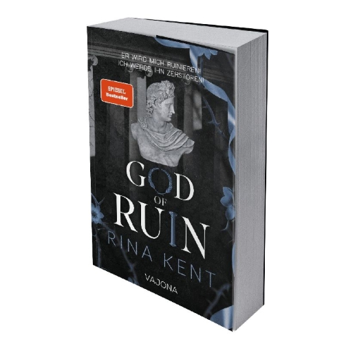 Buchcover und Innenansicht für das Buch: God of Ruin: A Dark College Romance