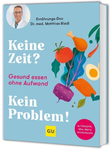 Buchcover und Innenansicht für das Buch: Keine Zeit? Kein Problem!