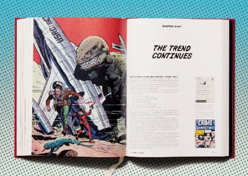 Buchcover und Innenansicht für das Buch: The History of EC Comics