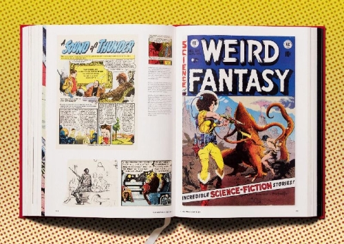 Buchcover und Innenansicht für das Buch: The History of EC Comics