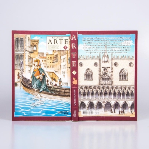 Buchcover und Innenansicht für das Buch: Arte