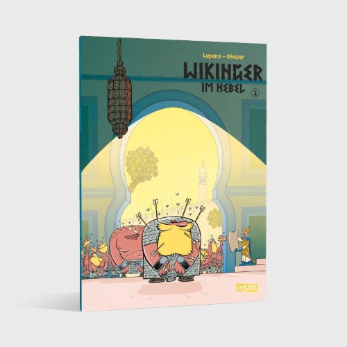 Buchcover und Innenansicht für das Buch: Vikings dans la brume - Tome 2