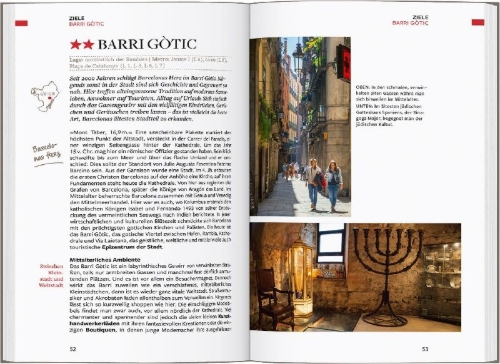 Buchcover und Innenansicht für das Buch: Baedeker Reiseführer Barcelona