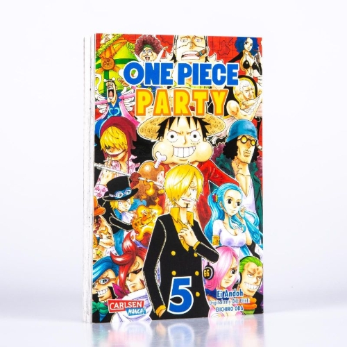 Buchcover und Innenansicht für das Buch: One Piece Party