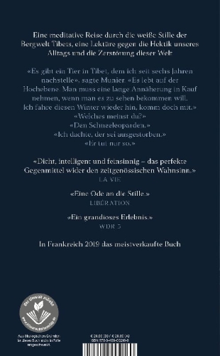 Buchcover und Innenansicht für das Buch: La panthère des neiges
