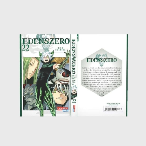 Buchcover und Innenansicht für das Buch: Edens Zero