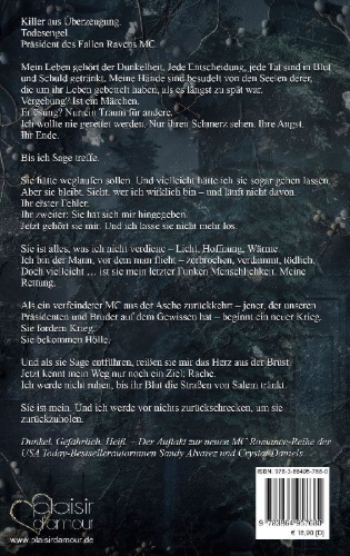 Buchcover und Innenansicht für das Buch: Fallen Ravens MC: Salem