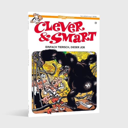 Buchcover und Innenansicht für das Buch: Mortadelo y Filemon: Panico en el zoo