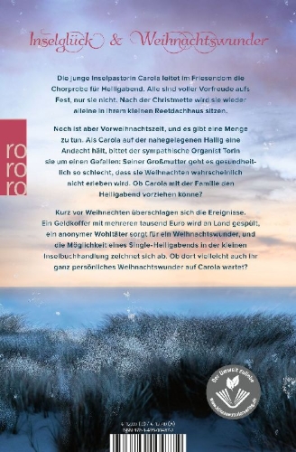 Buchcover und Innenansicht für das Buch: Das Inselweihnachtswunder