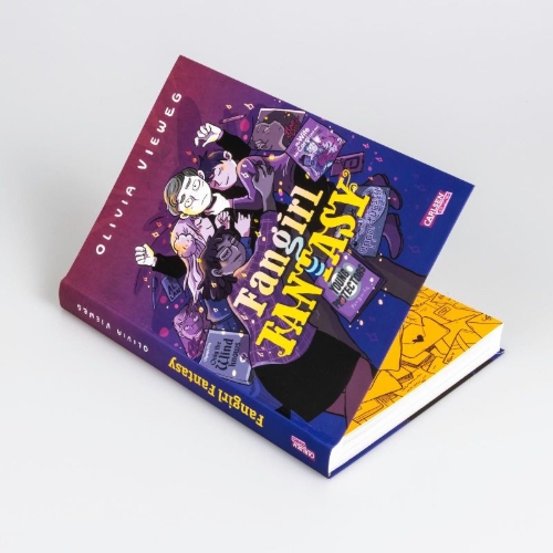 Buchcover und Innenansicht für das Buch: Fangirl Fantasy