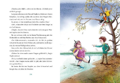 Buchcover und Innenansicht für das Buch: LIVETS HÅRDA SKOLA