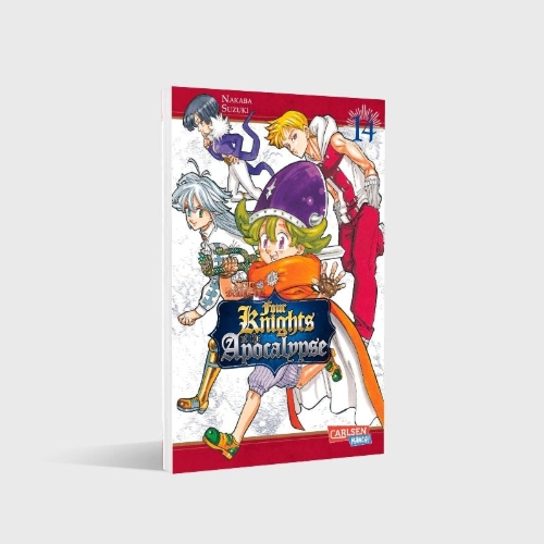 Buchcover und Innenansicht für das Buch: Mokushiroku no yonkishi