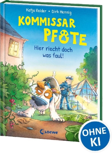 Buchcover und Innenansicht für das Buch: Kommissar Pfote (Band 5) - Hier riecht doch was faul!