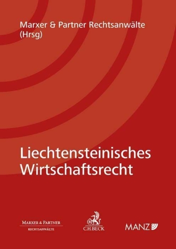 Buchcover und Innenansicht für das Buch: Liechtensteinisches Wirtschaftsrecht