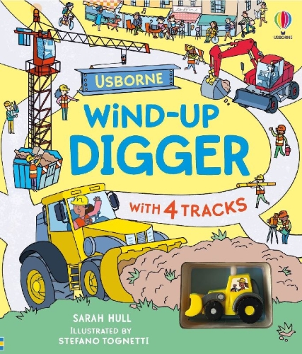 Buchcover und Innenansicht für das Buch: Wind-up Digger