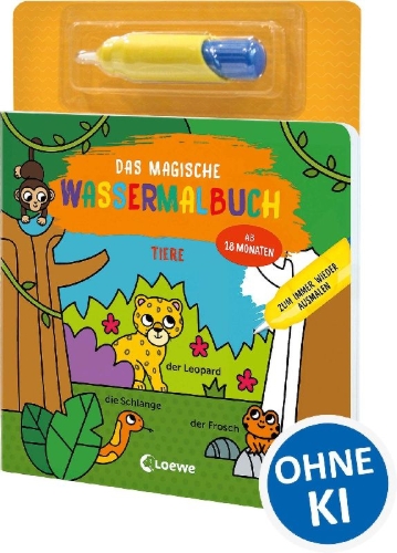 Buchcover und Innenansicht für das Buch: Mes Premiers Dessins Magiques - Les Animaux