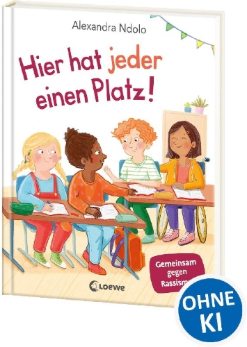 Buchcover und Innenansicht für das Buch: Hier hat jeder einen Platz!